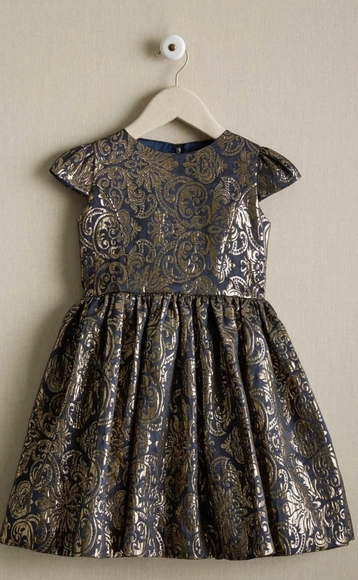 Chasing Fireflies Other - Chasing fireflies gold brocade dress 4, 7, 8, 10